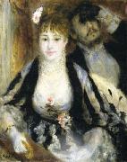 Pierre Auguste Renoir La loge or lavant scene Sweden oil painting artist
